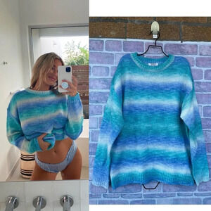 FRANKIES BIKINIS Bennie Oversized Knit Sweater S/XS